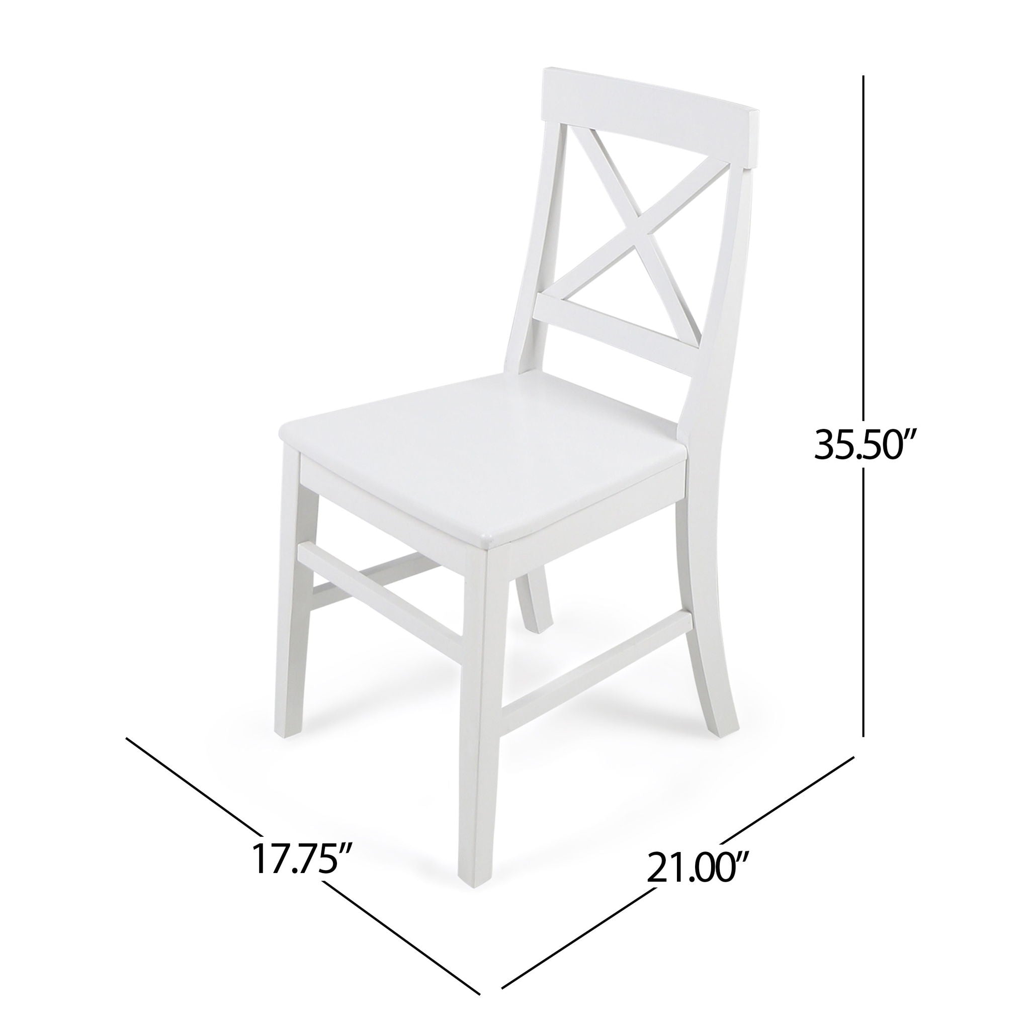 Plethora - Dining Chair With X Shaped Back (Set of 2)