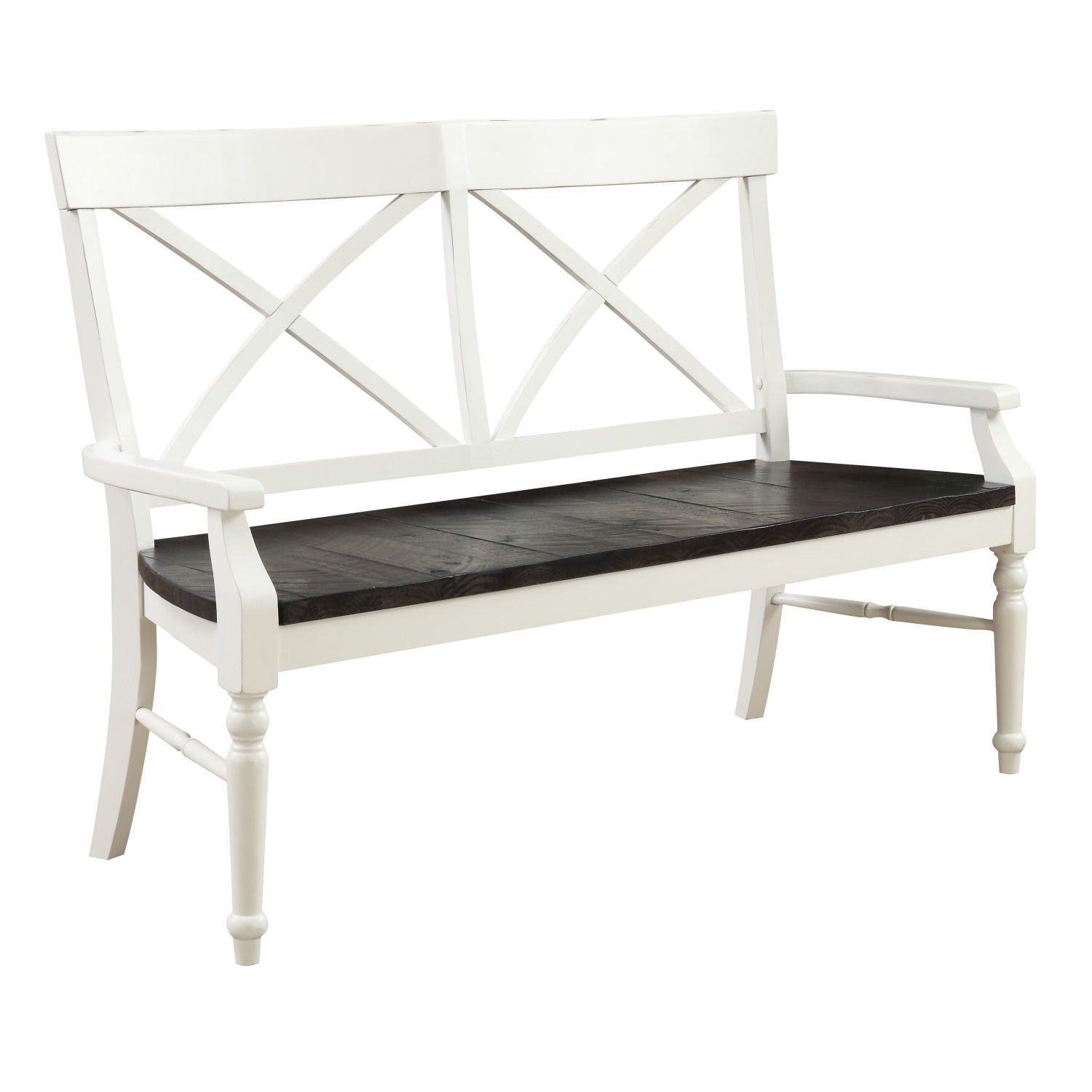 Mountina - Bench - Brown / White