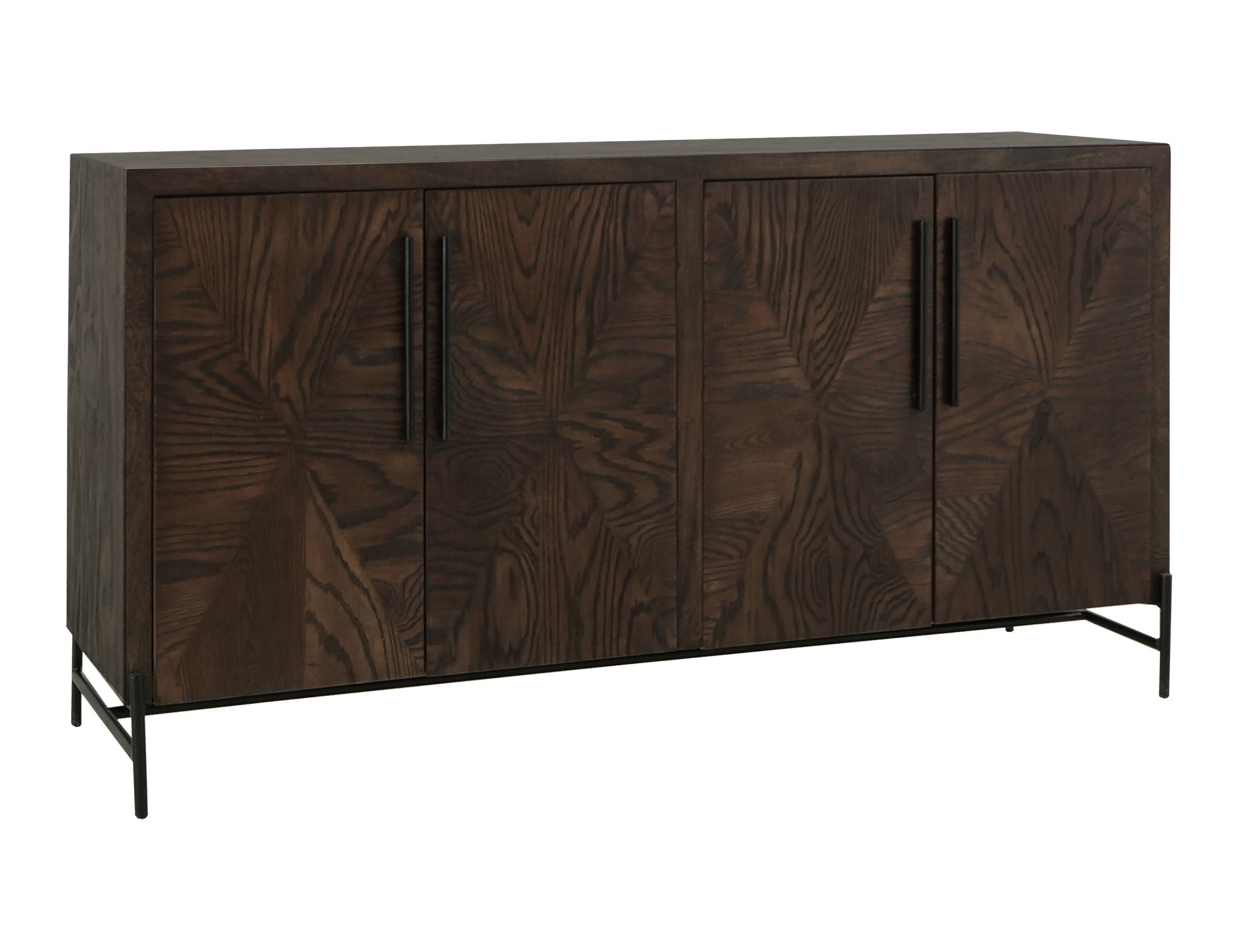 Verona - 4-Door Console - Deep Forest Brown