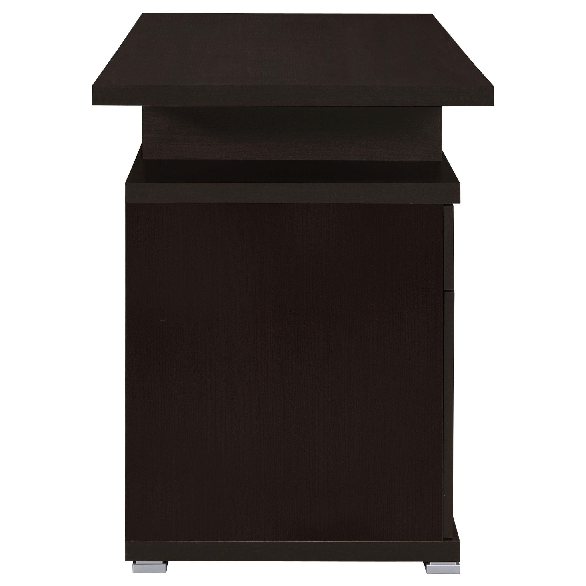 Irving 47-inch 2-drawer Office Computer Desk Cappuccino