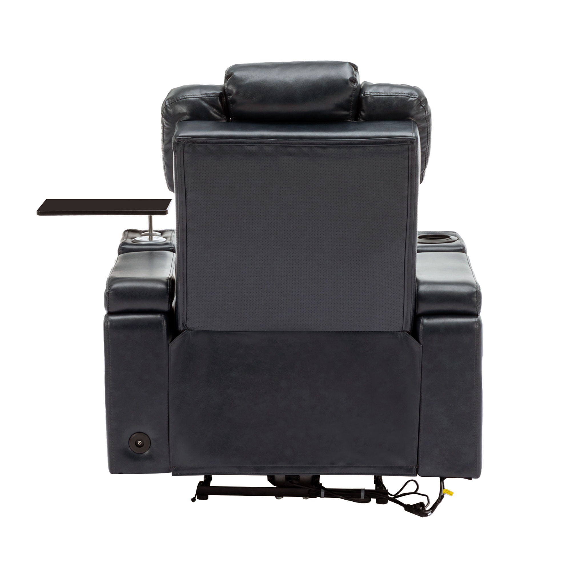 Power Recliner Theater Chair With Cooling Cup Holder, Bluetooth Speaker, LED Lights, USB Ports