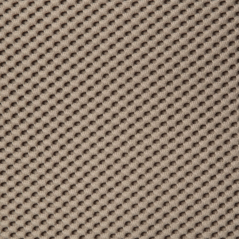 Carrick - Sectional Sofa With 6 Pillows - Beige Sandwich Mesh Fabric