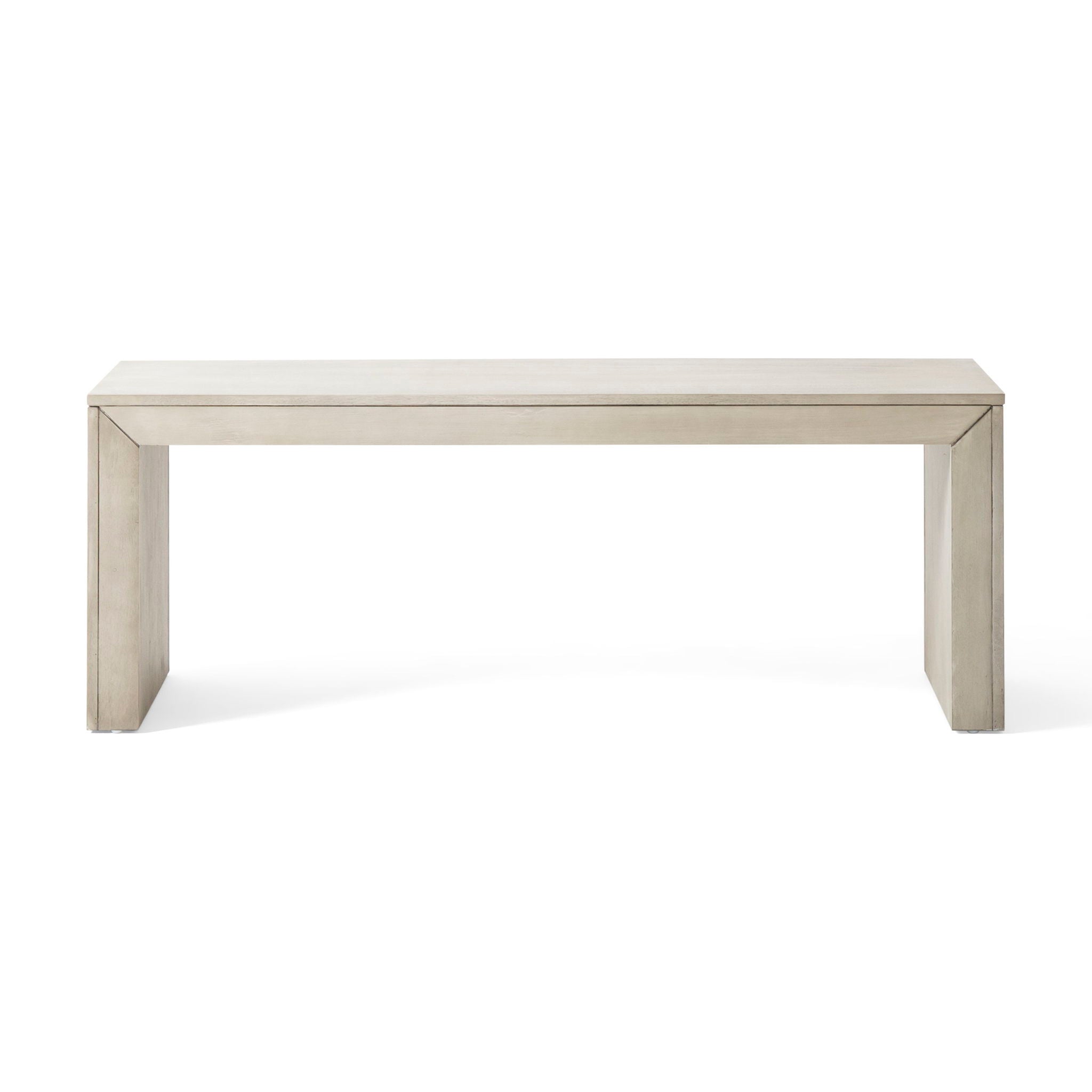 Acacia Wood Dining Bench, Farmhouse Style