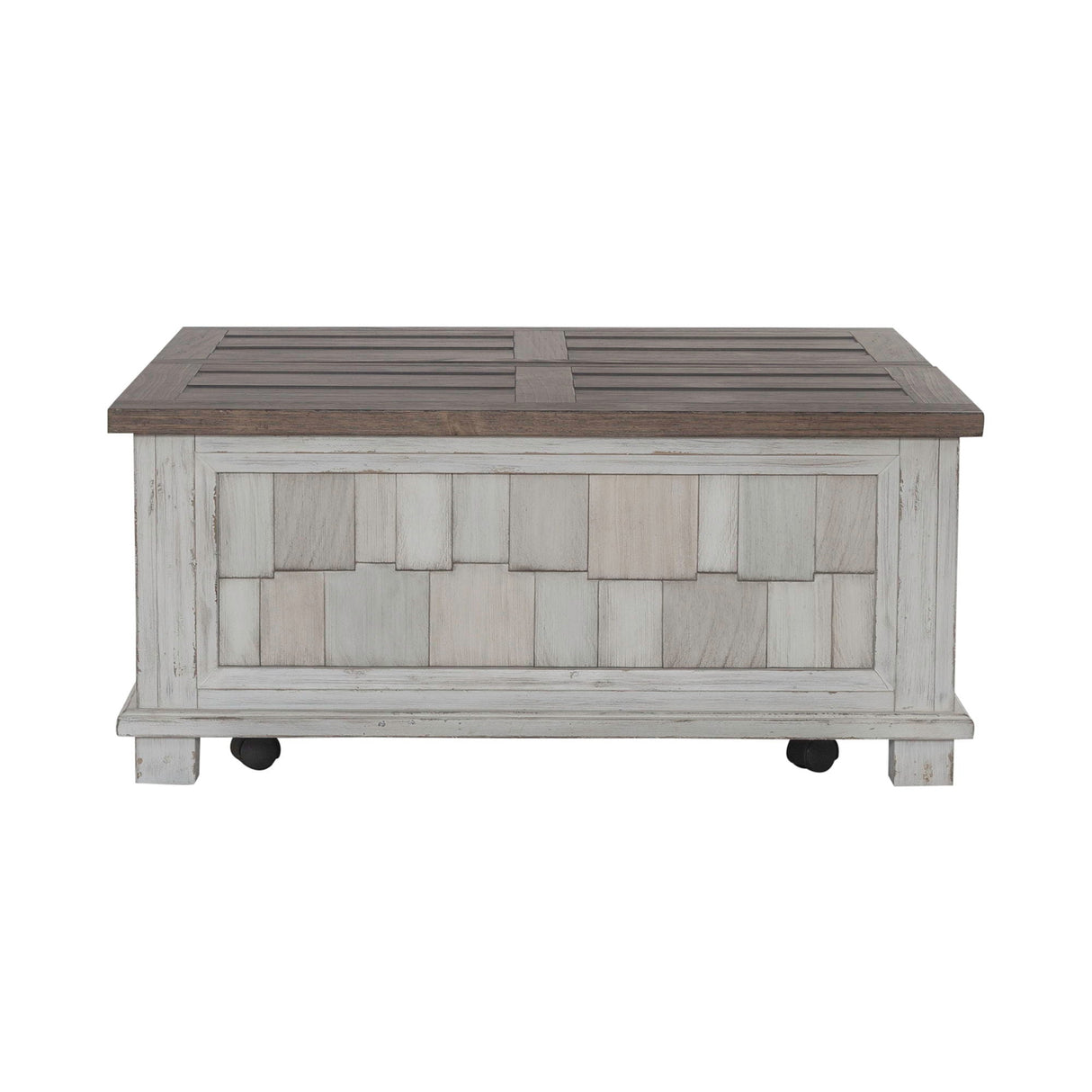 Liberty Furniture River Place - Lift Top Storage Cocktail Table - White | Meri Furniture