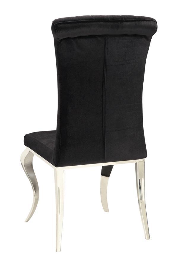 Coaster Fine Furniture Ellie - Mirrored Pedestal Dining Table Set | Meri Furniture