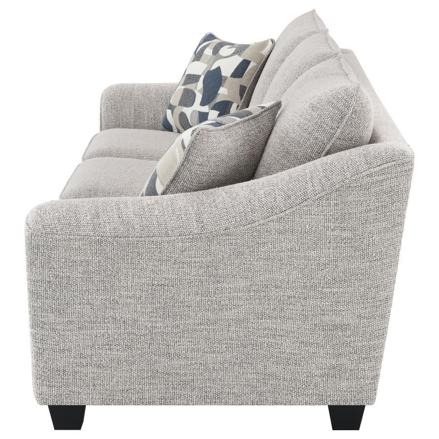 Coaster Fine Furniture Tomkins - Boucle Upholstered Sofa - Light Gray | Meri Furniture