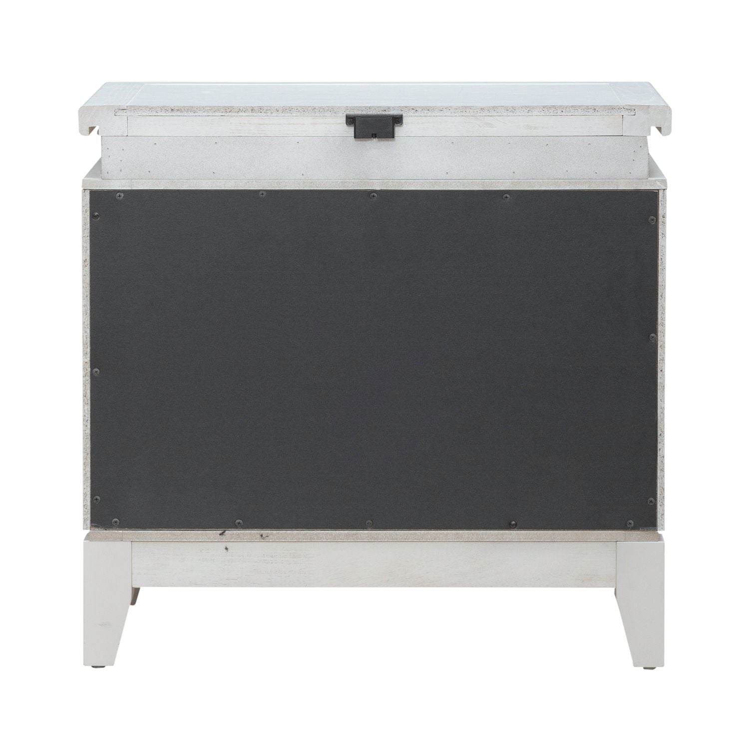 Reflections - Nightstand With Lights and Charging Station - White