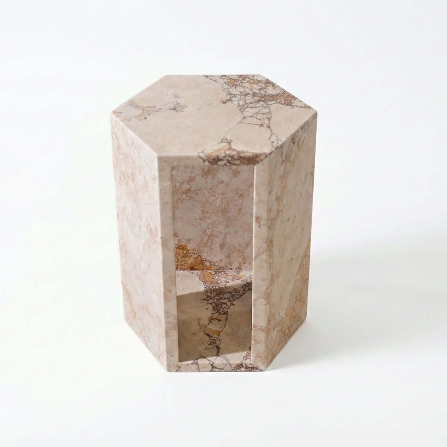 Modern Minimalist Hexagon Side Table