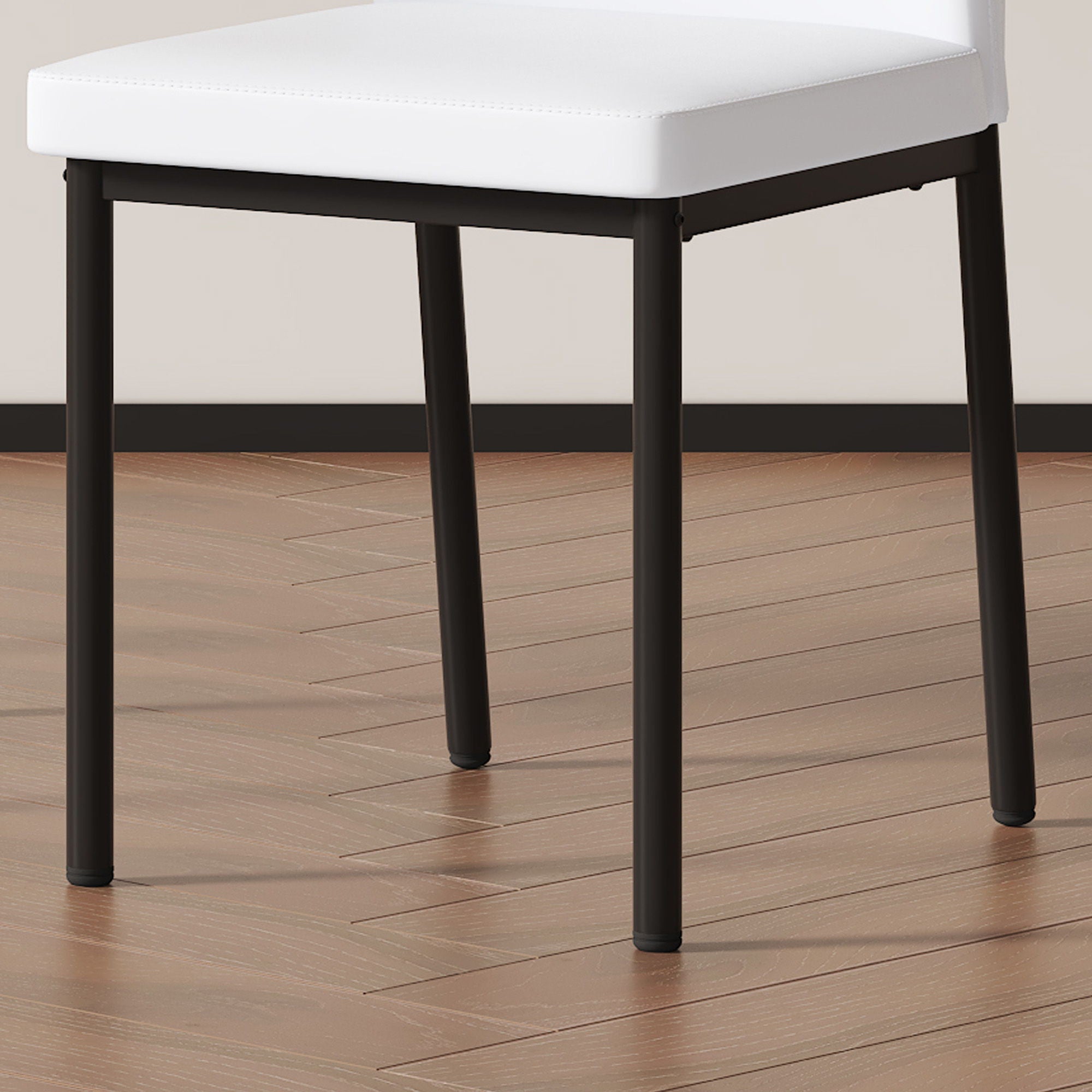 Luxury Simple Chair With Metal Leg