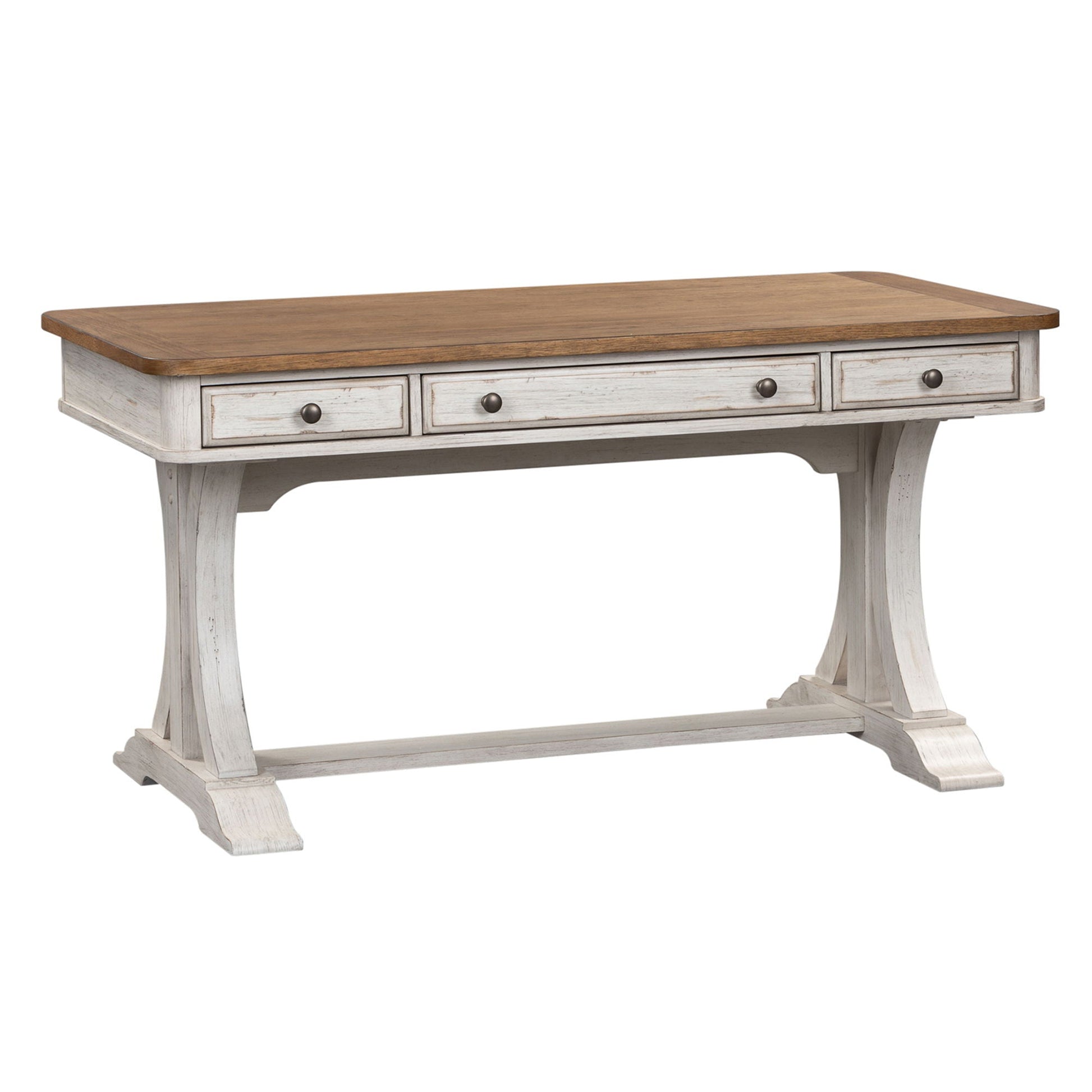 Liberty Furniture Farmhouse Reimagined - Writing Desk - White | Meri Furniture