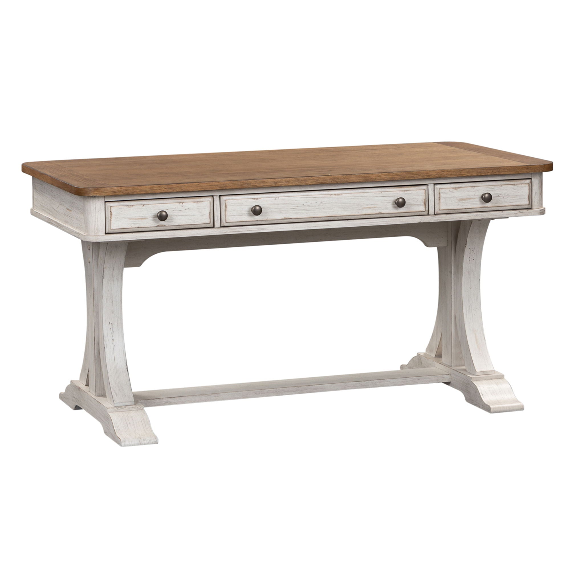 Liberty Furniture Farmhouse Reimagined - Writing Desk - White | Meri Furniture