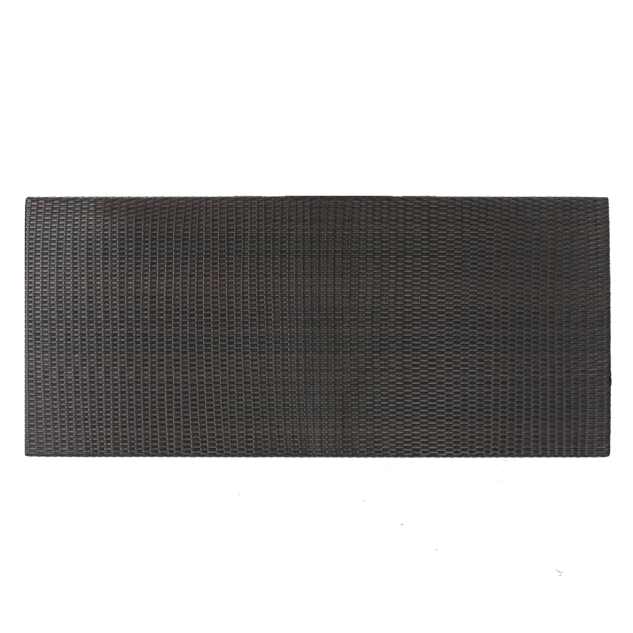 Reflect - Outdoor Dining Table With Rattan Cover - Dark Gray