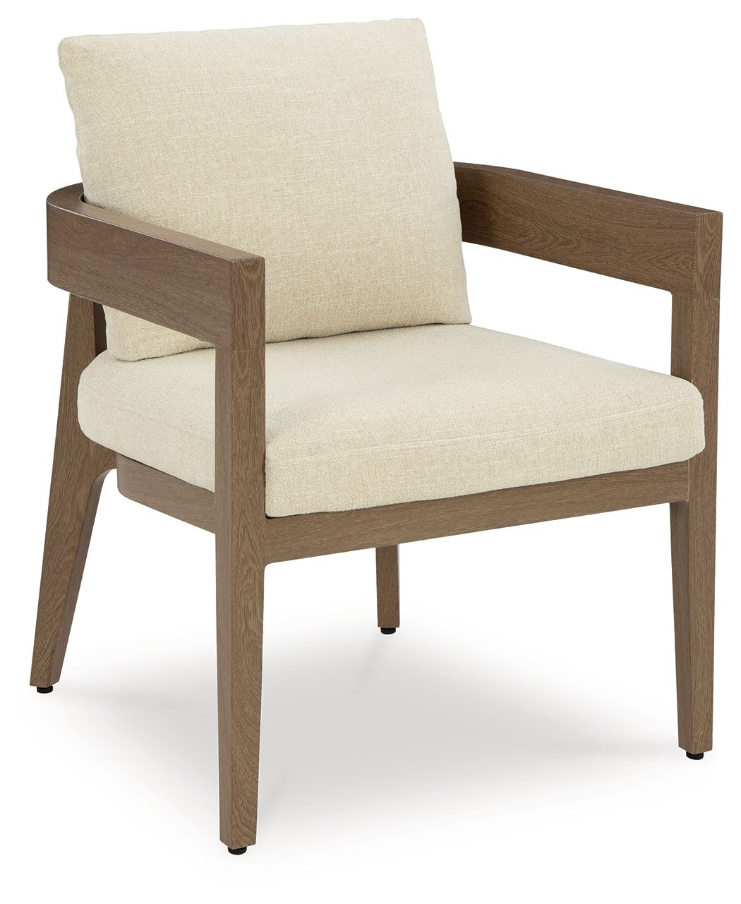 Signature Design by Ashley® Serene Bay - Dark Brown / White - Arm Chair With Cushion (Set of 2) | Meri Furniture