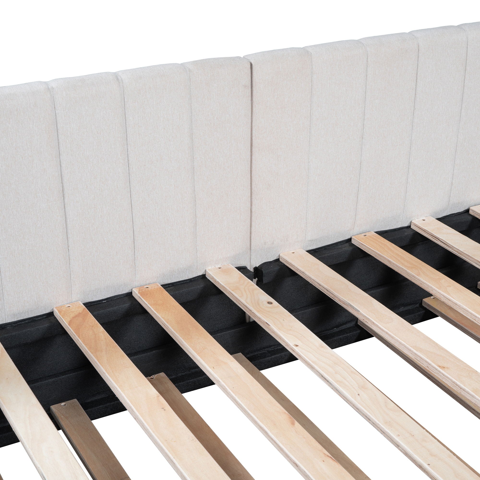 Upholstered Daybed, Sofa Bed Frame, No Box Spring Needed