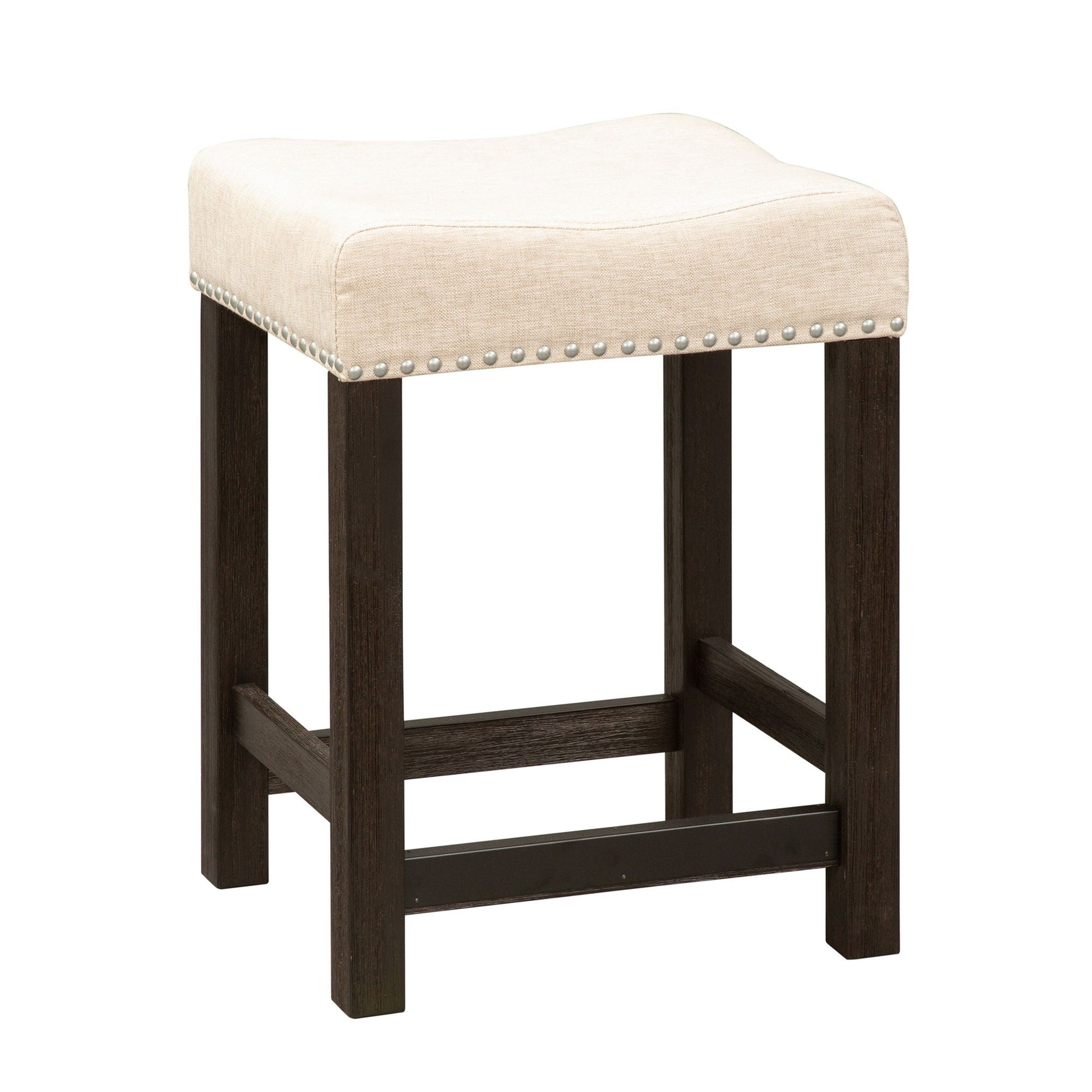 Liberty Furniture Heatherbrook - Upholstered Console Stool - Black | Meri Furniture