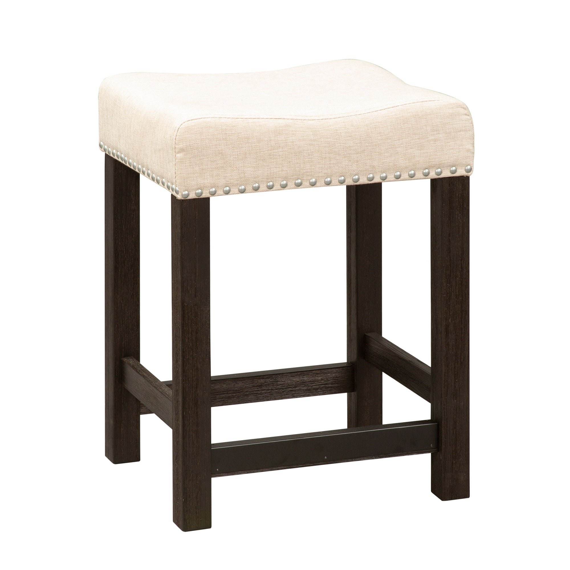 Liberty Furniture Heatherbrook - Upholstered Console Stool - Black | Meri Furniture