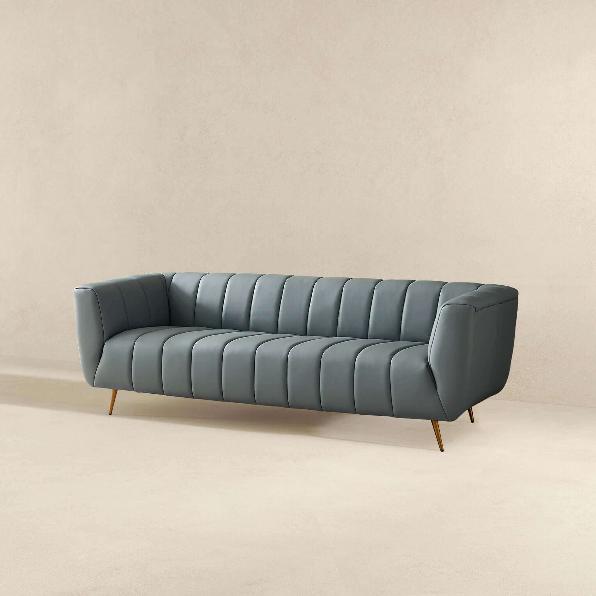 Lamattina - Modern Design Channel Tufted Sofa