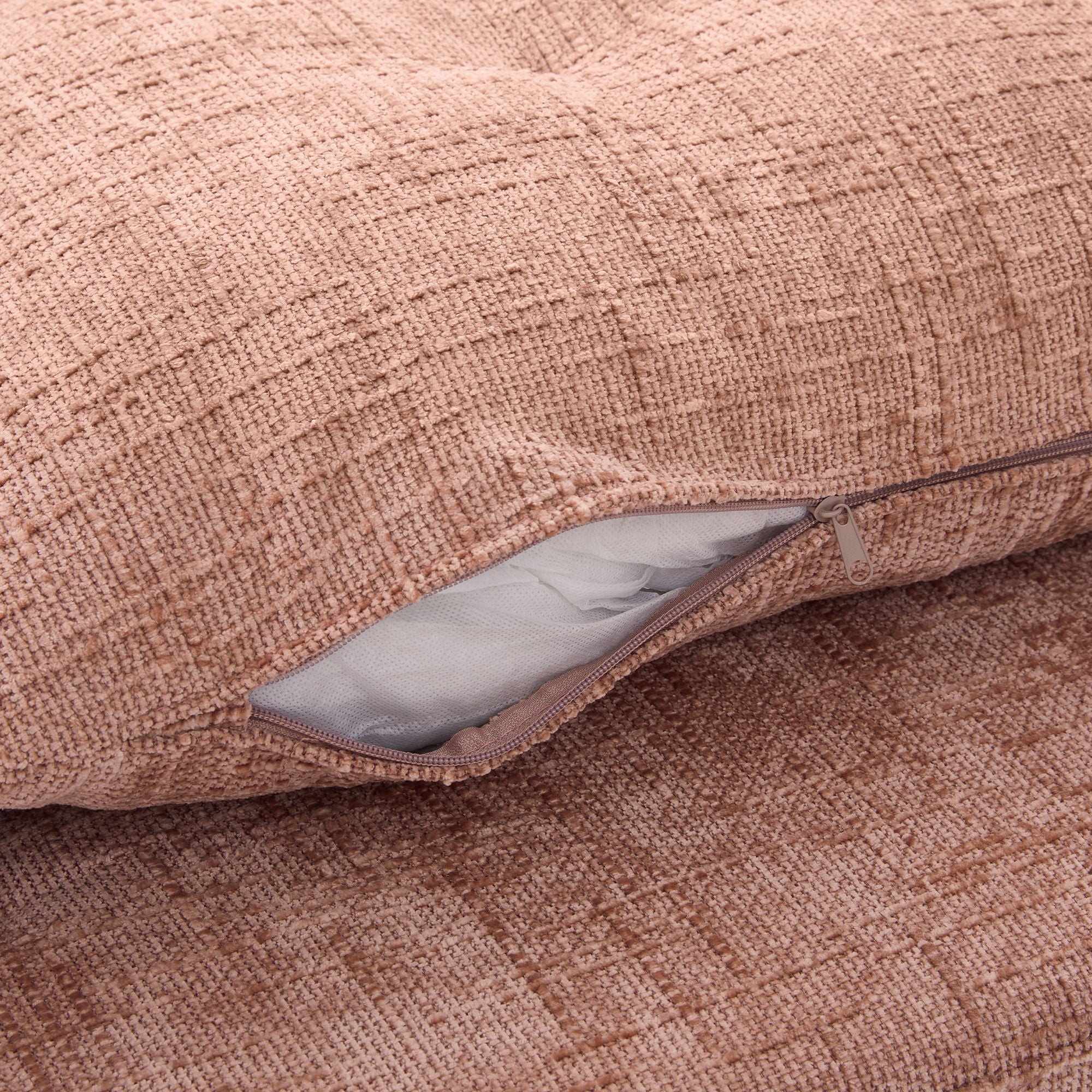 Modern Swivel Barrel Chair With Dual-Layer Cushion