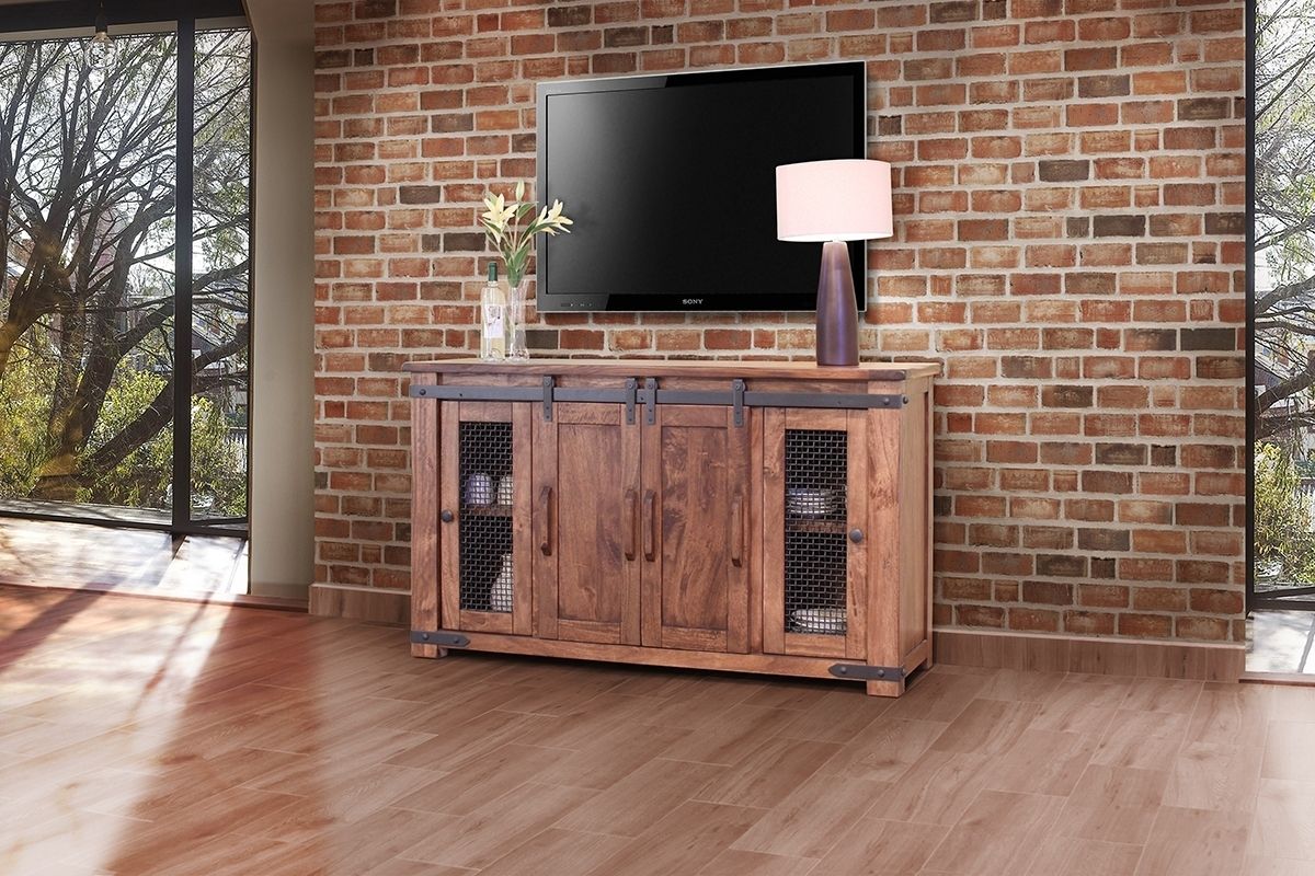 International Furniture Direct Parota - TV Stand with Drawers | Meri Furniture