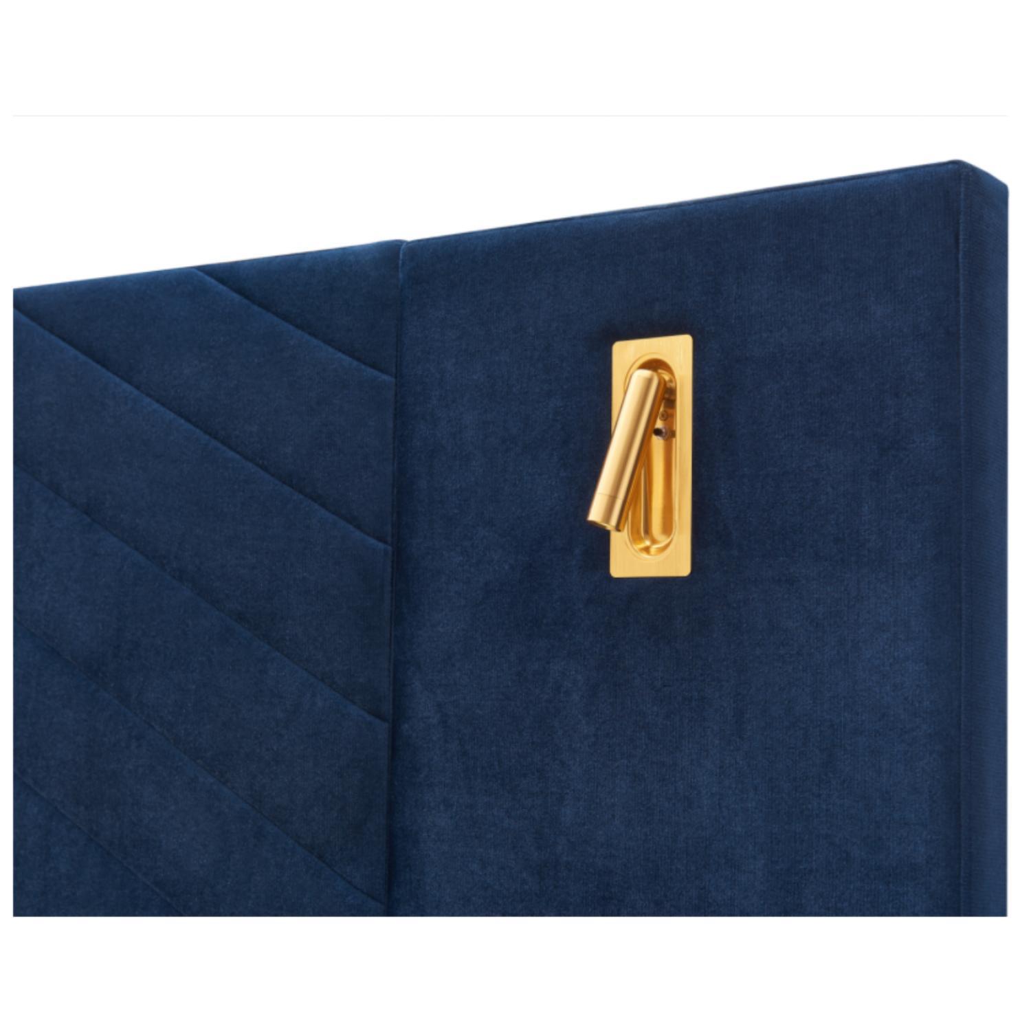 Upholstered Bed Frame With Vertical Channel Tufted Wingback Headboard