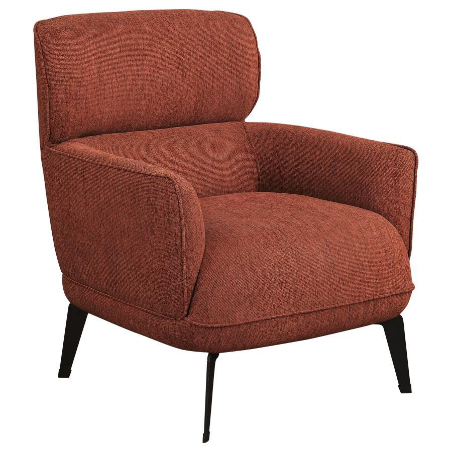 Coaster Fine Furniture Andrea - Upholstered Crecent Arm Accent Chair | Meri Furniture