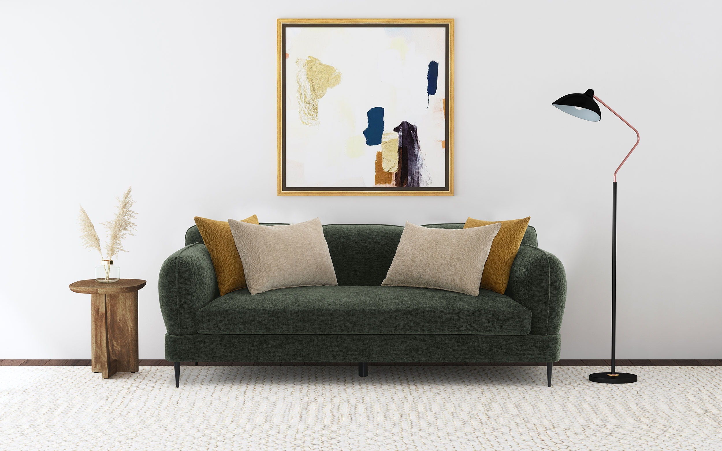 Coaster Fine Furniture Jade - Chenille Upholstered Modern Track Arm Sofa - Green | Meri Furniture