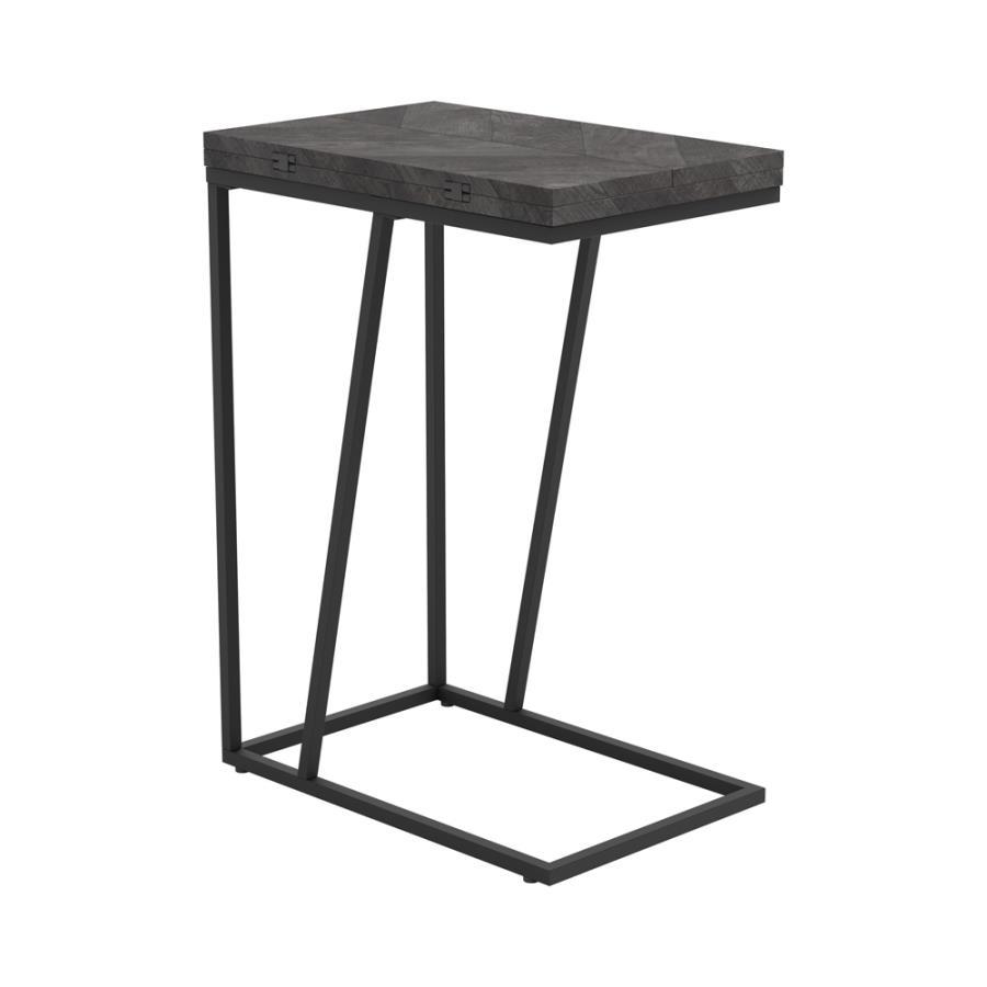 Coaster Fine Furniture Carly - Expandable Engineered Wood C-Shaped Side Table | Meri Furniture