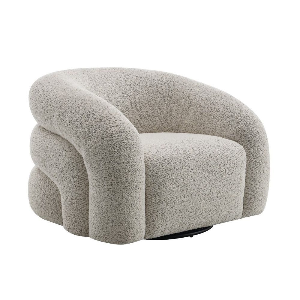 ACME Irma - Chair With Swivel - Gray | Meri Furniture