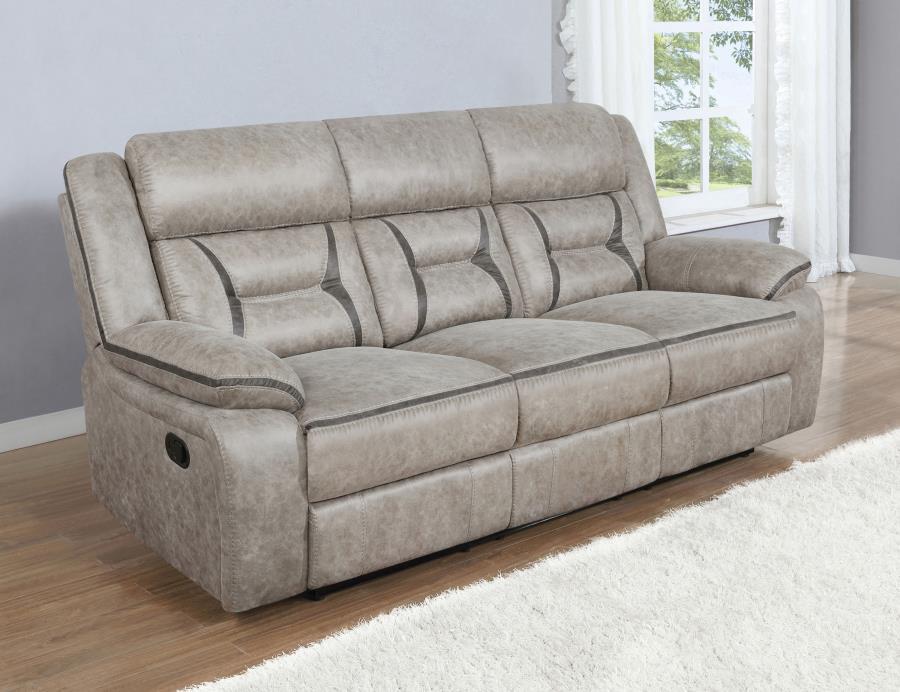 Coaster Fine Furniture Greer - Upholstered Reclining Sofa Set | Meri Furniture