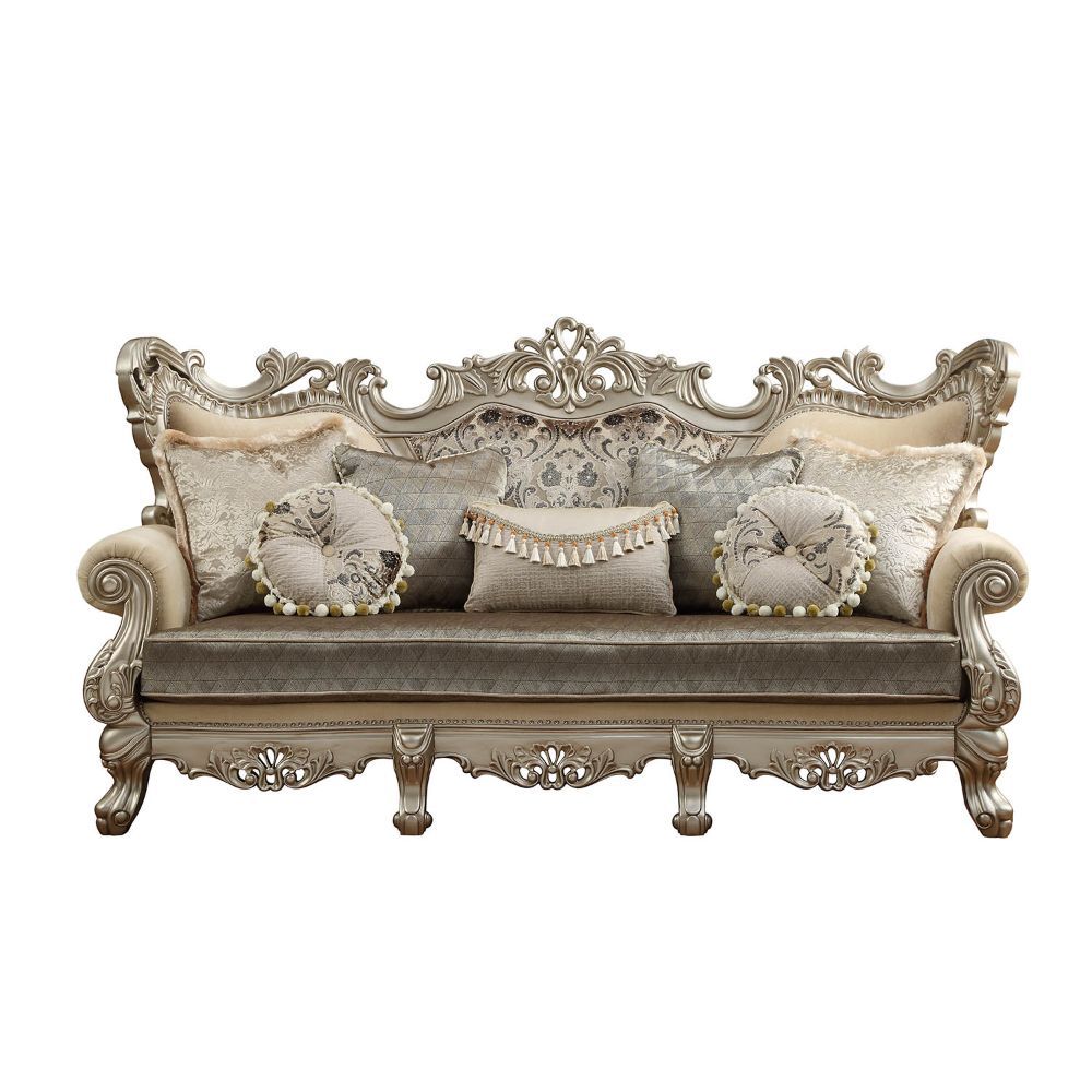 ACME Ranita - Sofa - Fabric & Champagne | Meri Furniture