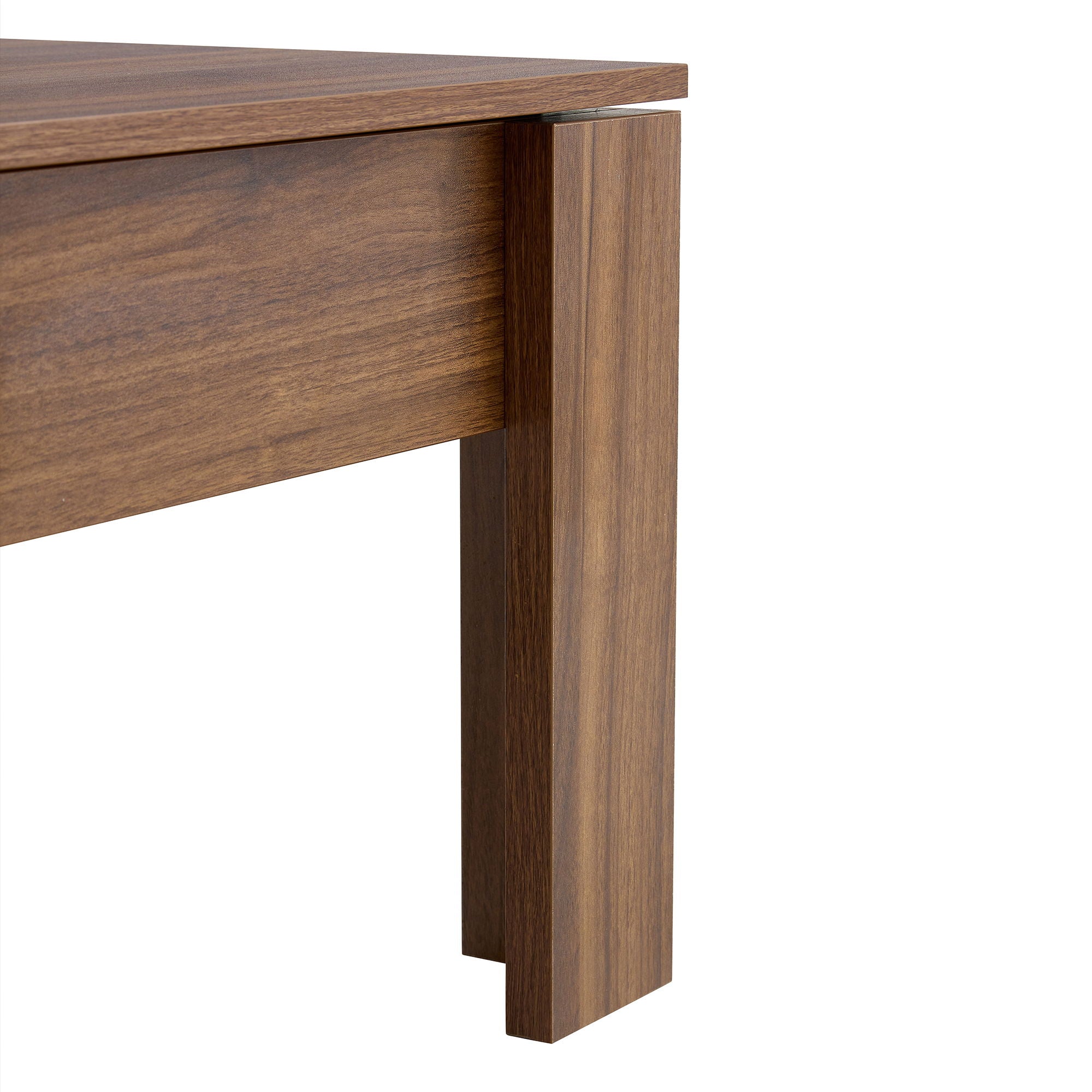 Multi Functional Coffee Table With Password Lock, Suitable For Storing Firearms And Wine - Walnut