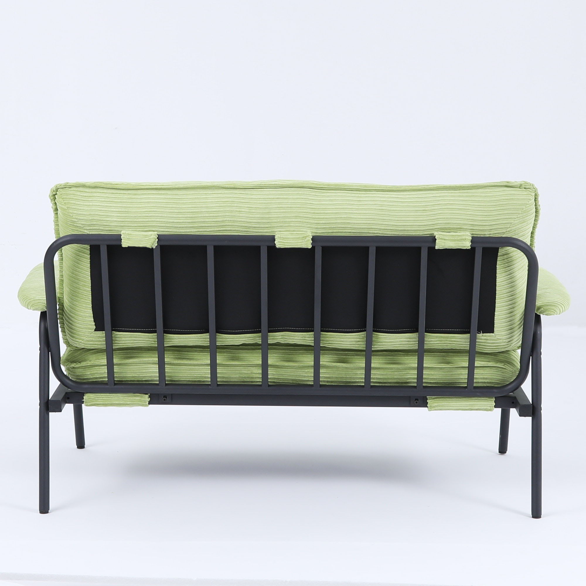 Modern Metal Frame Sofa With Sponge Filling For Compact Spaces And Versatile Use
