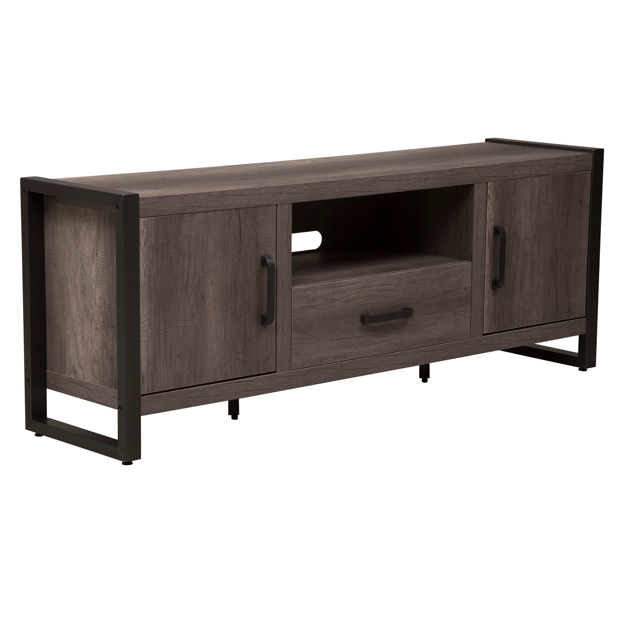 Liberty Furniture Tanners Creek - Entertainment TV Stand - Dark Gray | Meri Furniture