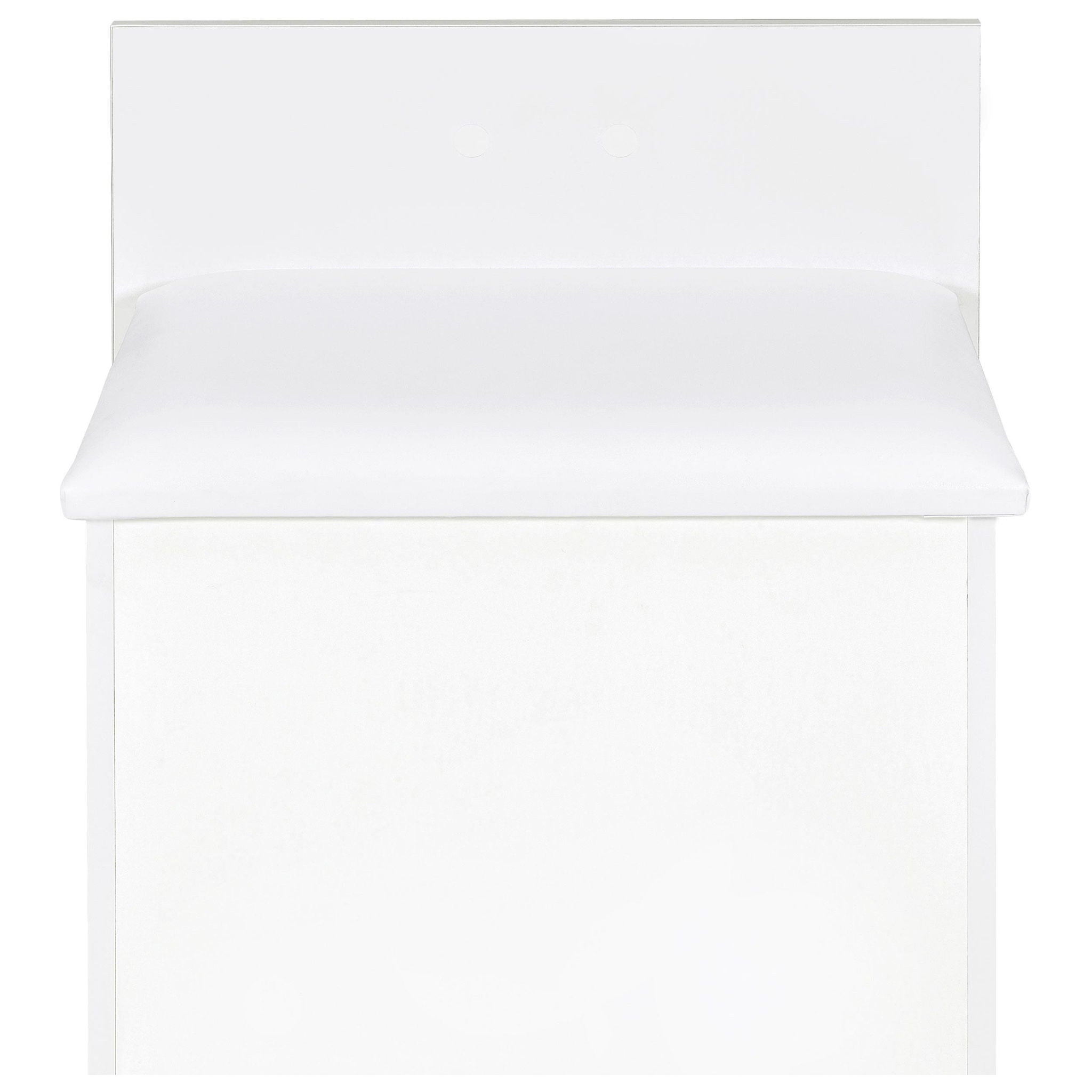 Danbury 3-drawer Makeup Vanity & Stool Set White High Gloss