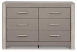 Surancha - Gray - Six Drawer Dresser