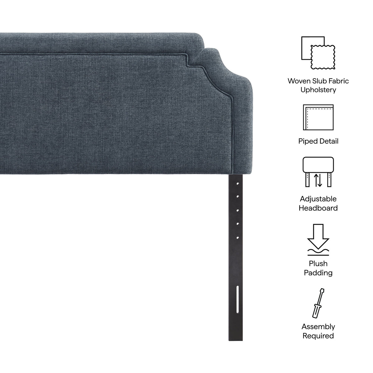 Magnolia Upholstered Fabric Queen Size Headboard by Modway