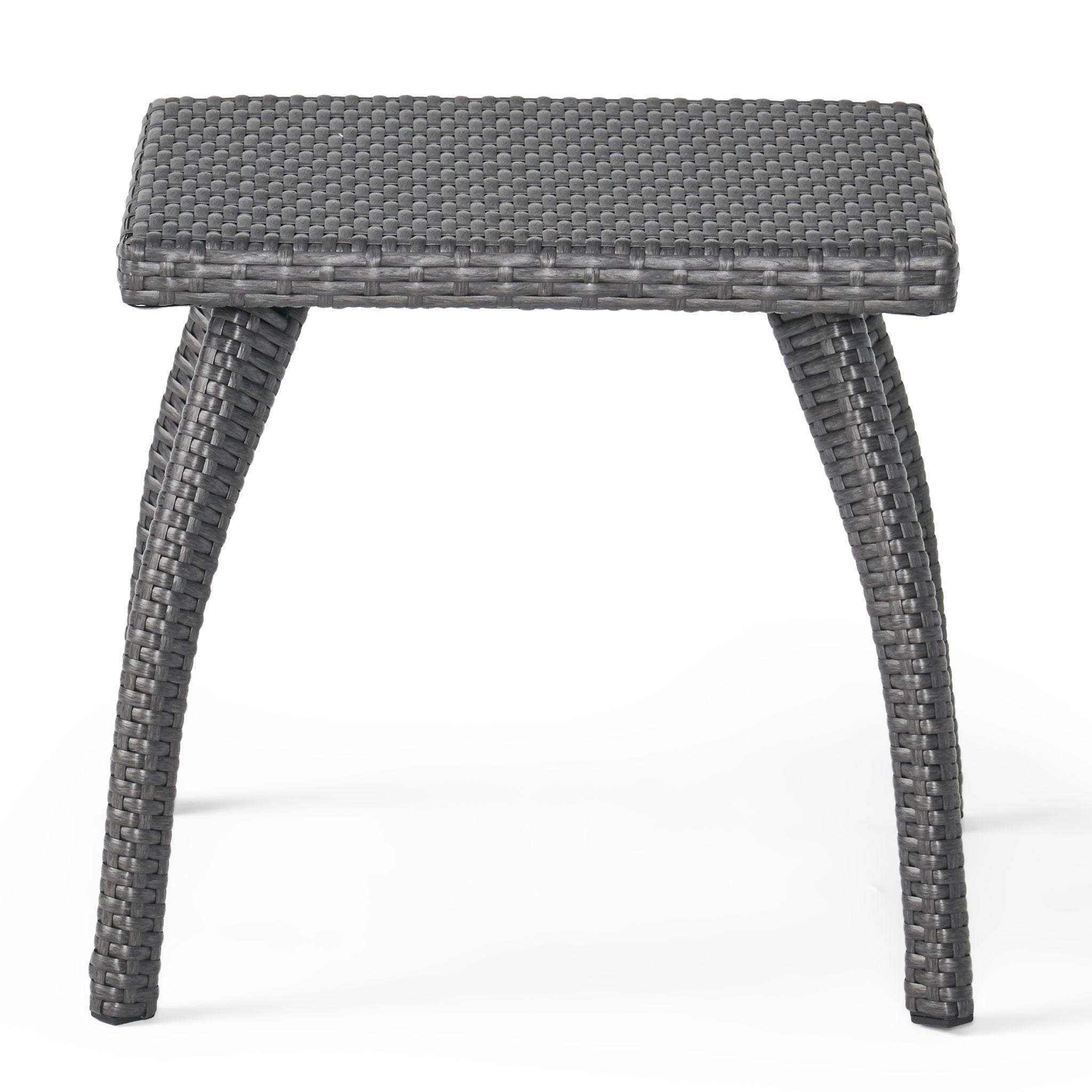 Luminant - Outdoor Side Table With Iron Frame - Gray