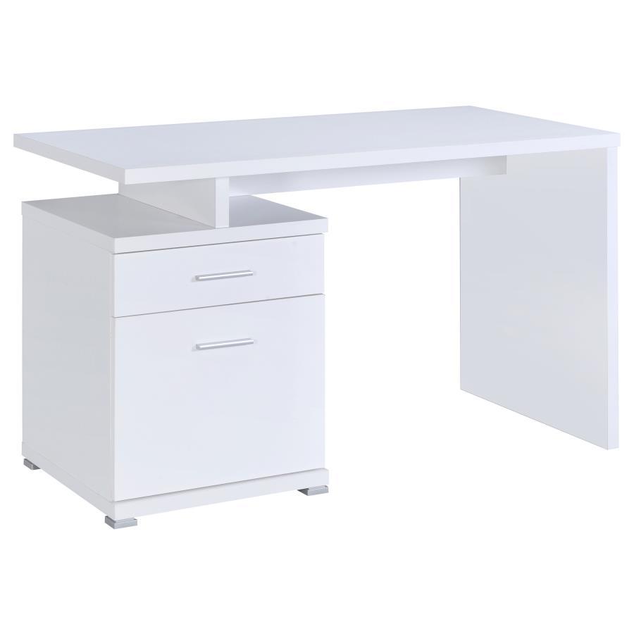 Coaster Fine Furniture Irving - 2-Drawer Office Computer Desk | Meri Furniture