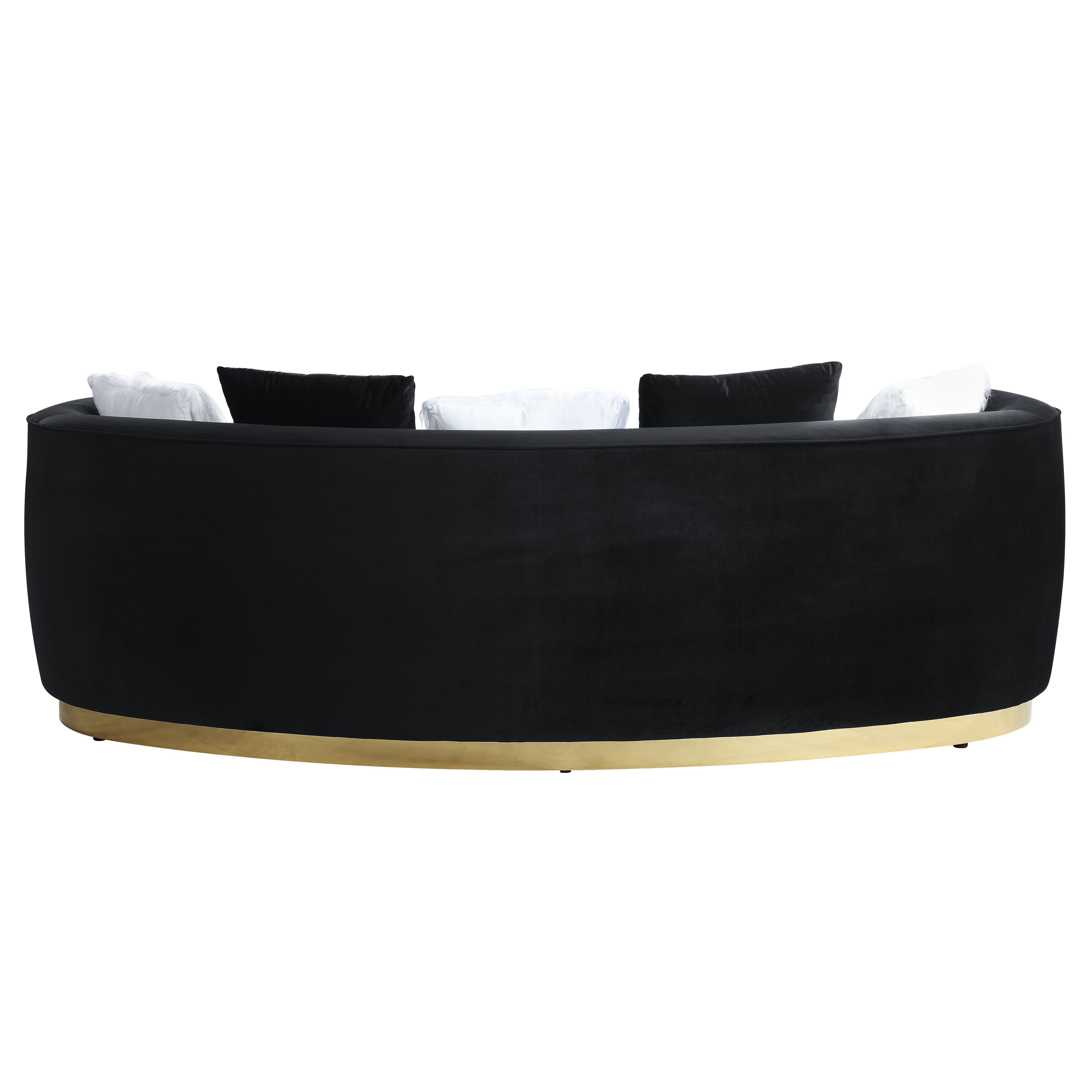 ACME Achelle - Sofa - Black Velvet | Meri Furniture