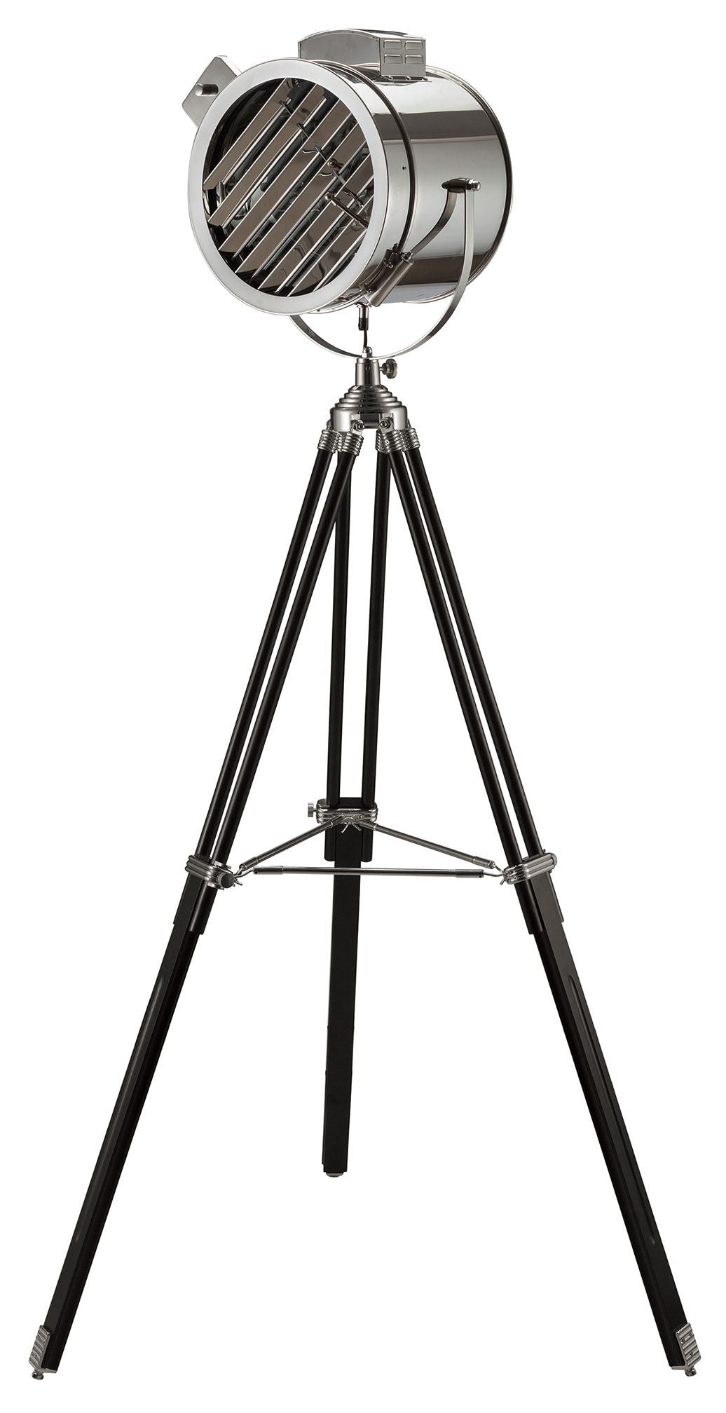 ACME Cinema - Floor Lamp - Black & Chrome | Meri Furniture