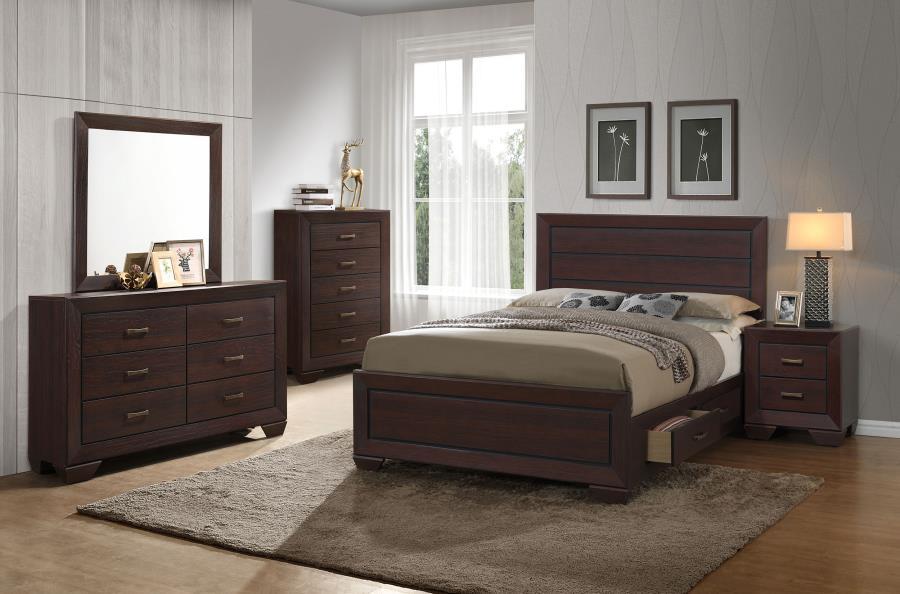Coaster Fine Furniture Kauffman - Transitional Storage Bed Bedroom Set | Meri Furniture