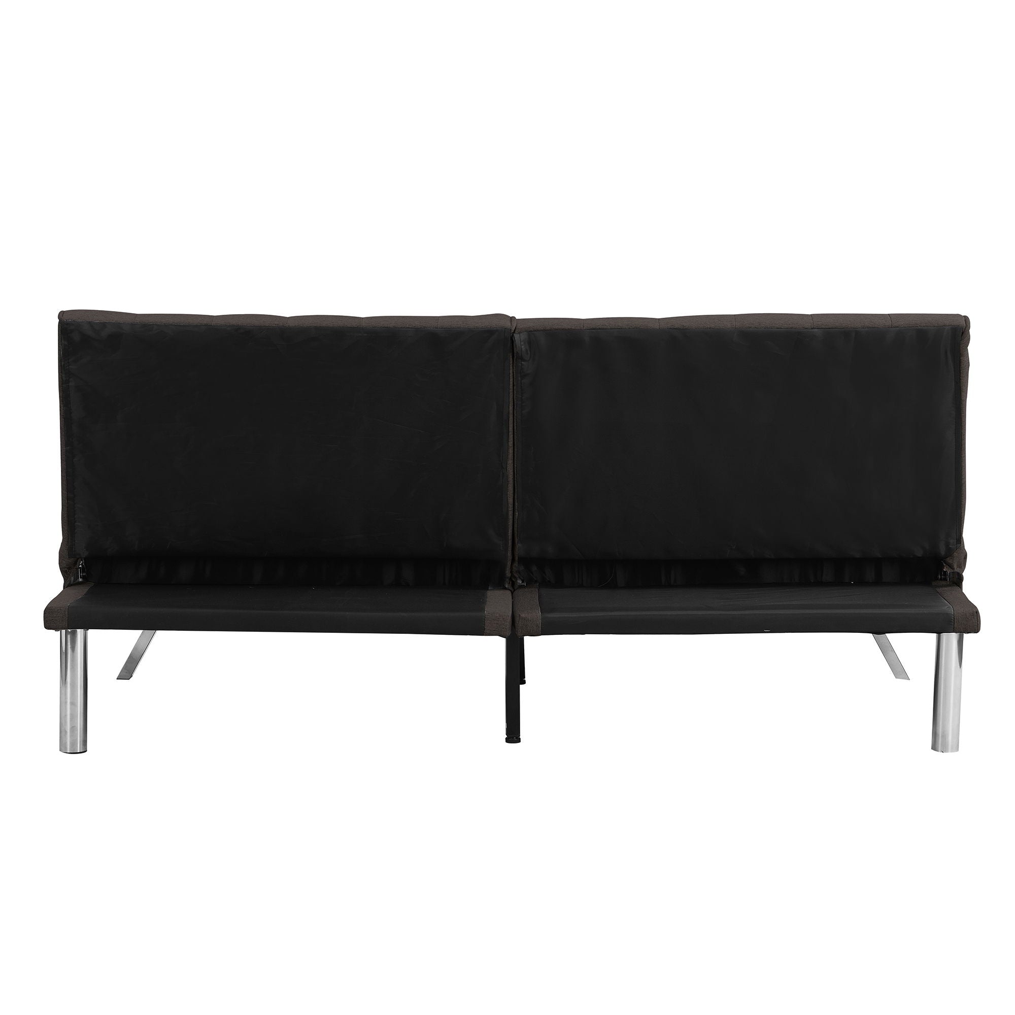 Modern Sofa Bed With Wood Frame And Stainless Legs