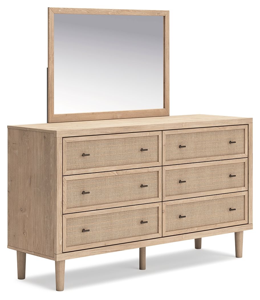 Signature Design by Ashley® Cielden - Two-tone - Dresser And Mirror | Meri Furniture