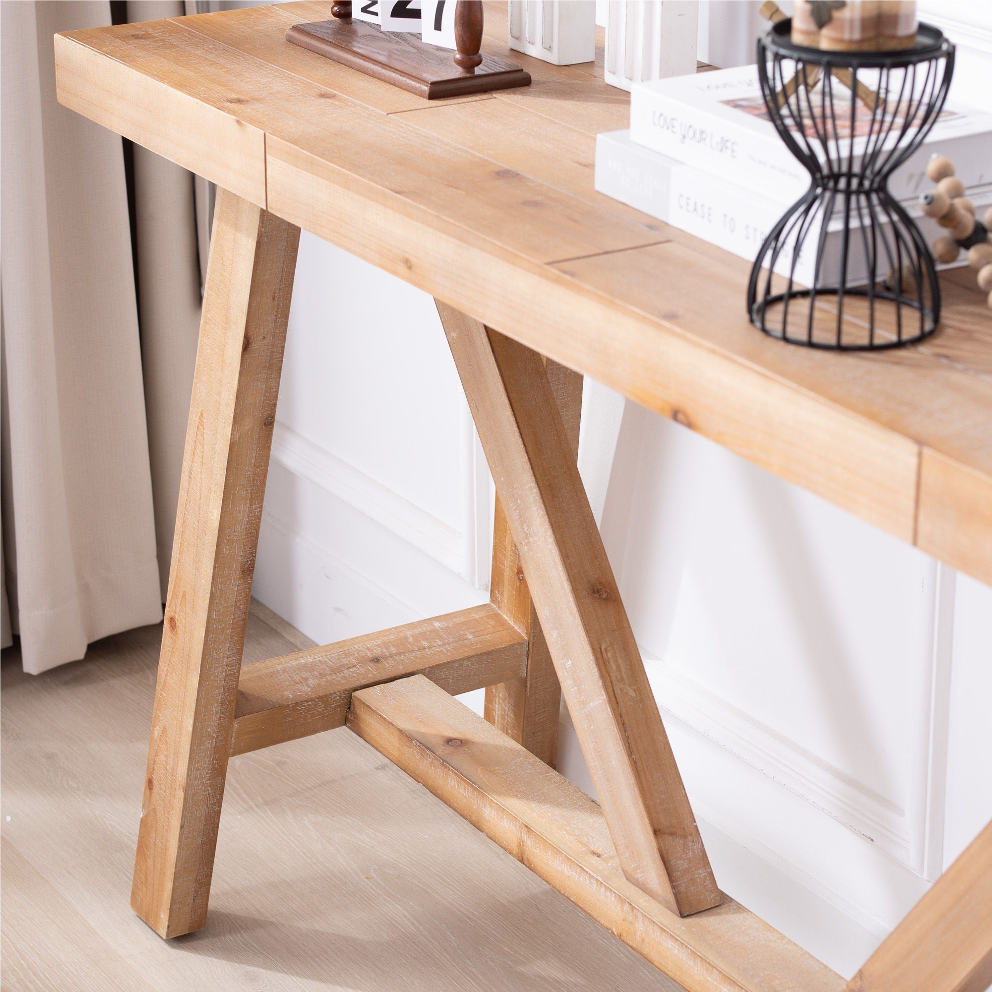 A-Frame Console Table - Natural