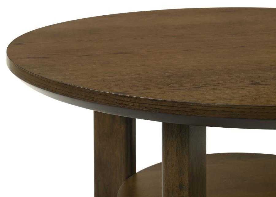 Ottowa - Round Wood Coffee Table Set