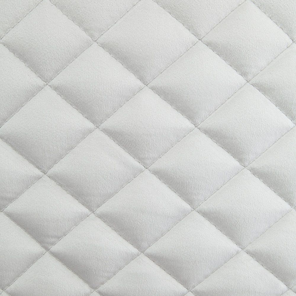 Zemirah - Side Chair Set of 2) - White Velvet & White Gloss