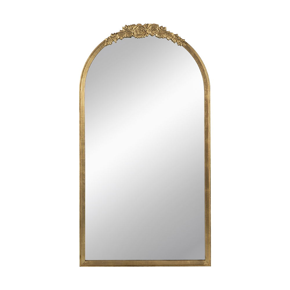 Wood Floor Mirror, Full Body Mirror Dressing Make Up Mirror For Bathroom