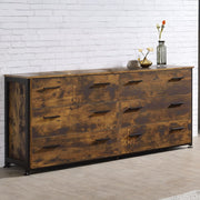 Juvanth - Dresser - Rustic Oak & Black