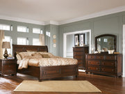 Millennium® by Ashley Porter - Sleigh Bedroom Set | Meri Furniture