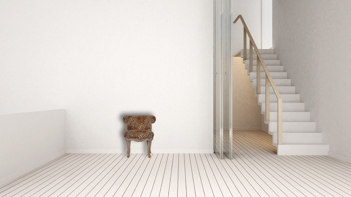 Velvet Studded Chair